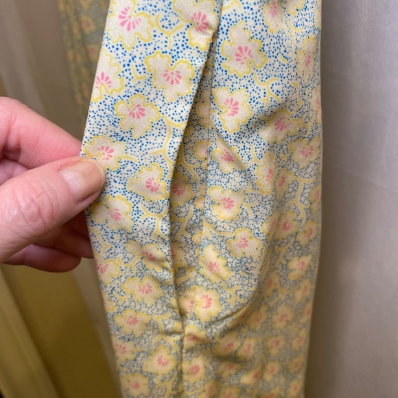 Women’s Derek Lam 10 Crosby Jumpsuit in Yellow 
Ditzie Pattern Tie Waist sz 44/8 - Picture 7 of 13